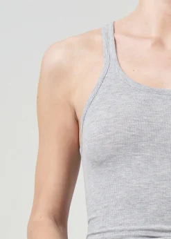 AGOLDE Zane Tank In Grey Heather Online