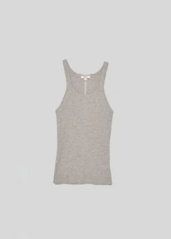 AGOLDE Zane Tank In Grey Heather Online
