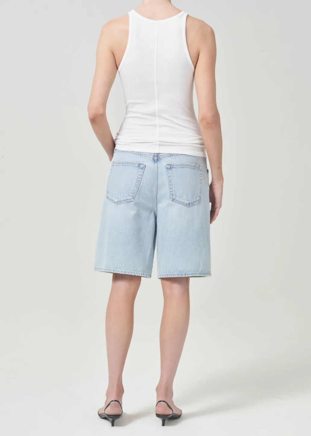 AGOLDE Zane Tank In White Best Sale